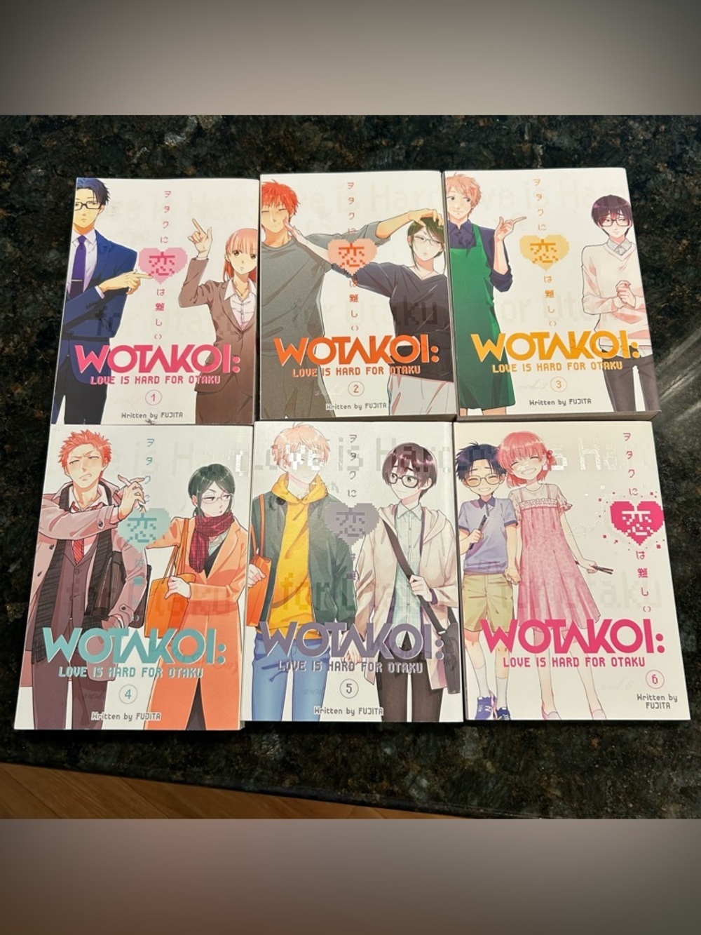 Wotakoi: Love Is Hard For Otaku Complete Set of 6 Books